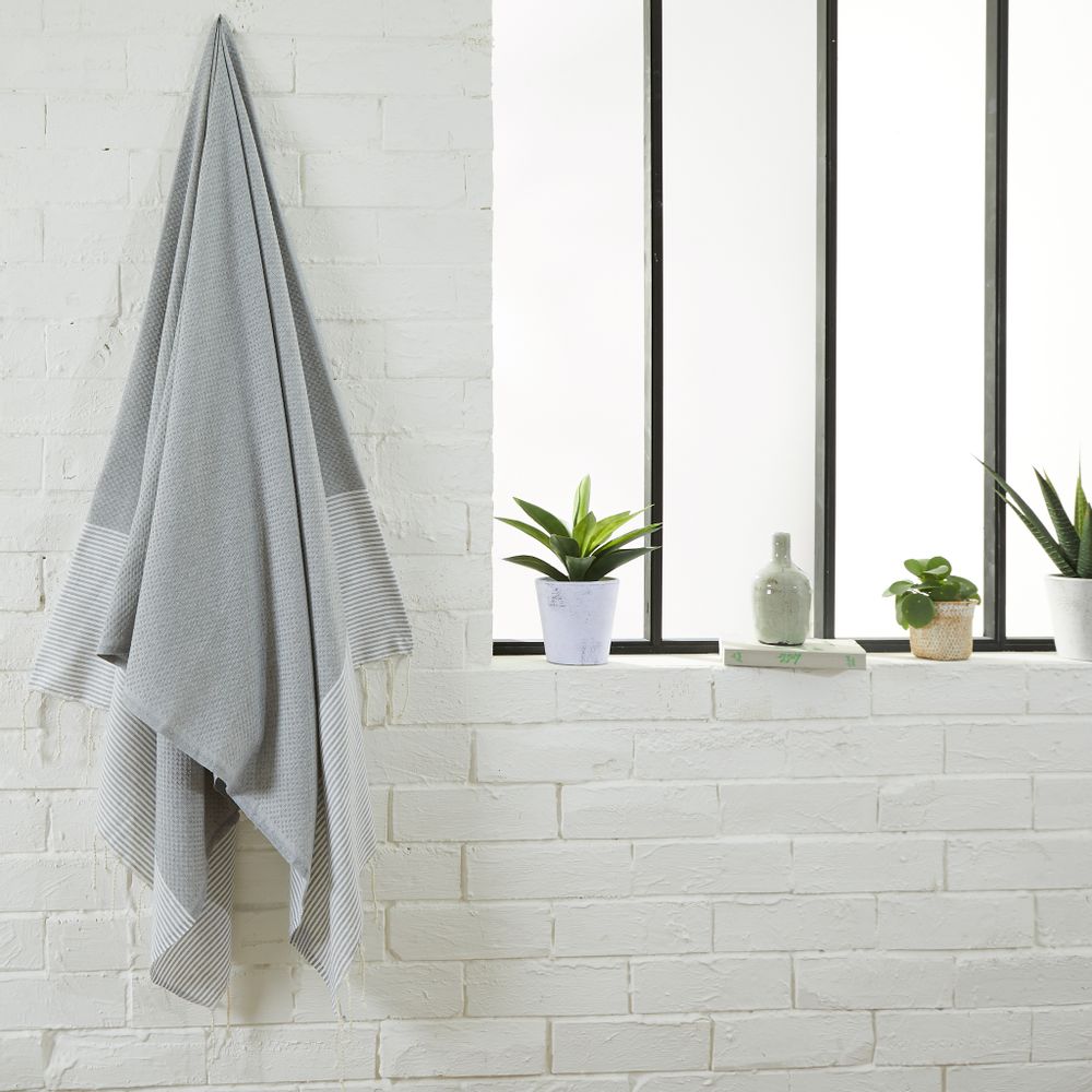 Other bath linens - Recycled cotton honeycomb fouta - BY FOUTAS