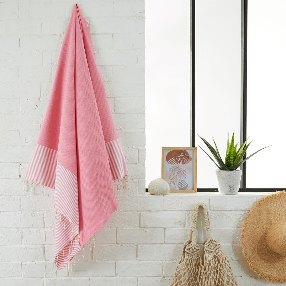 Other bath linens - Recycled cotton honeycomb fouta - BY FOUTAS
