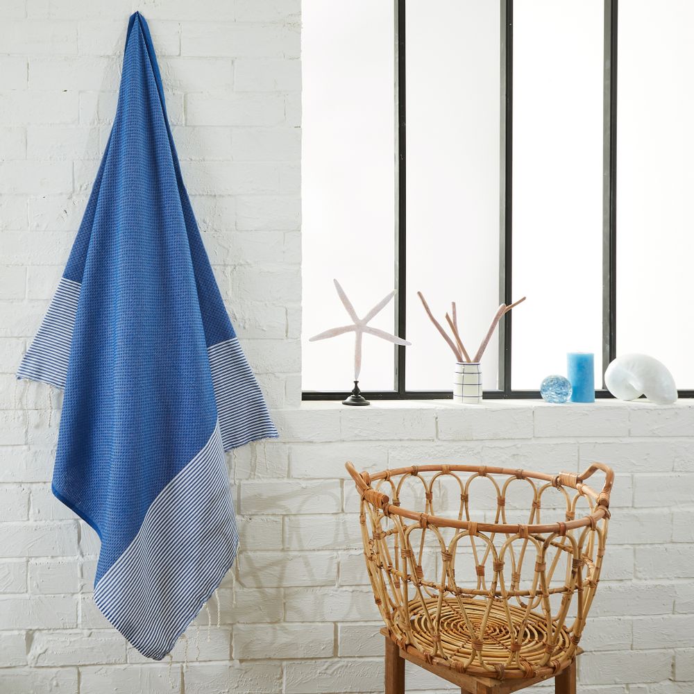 Other bath linens - Recycled cotton honeycomb fouta - BY FOUTAS