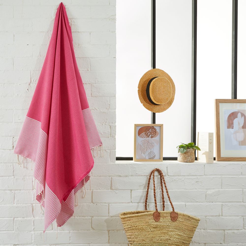 Other bath linens - Recycled cotton honeycomb fouta - BY FOUTAS