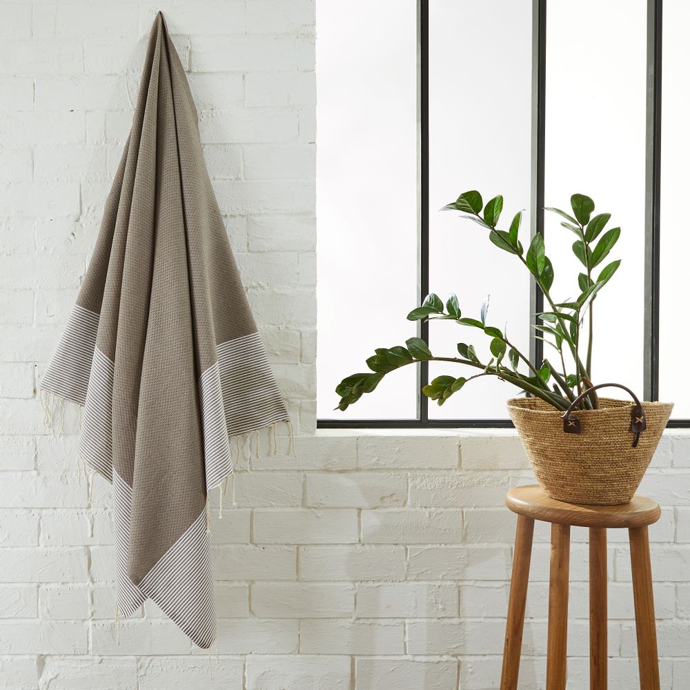 Other bath linens - Recycled cotton honeycomb fouta - BY FOUTAS