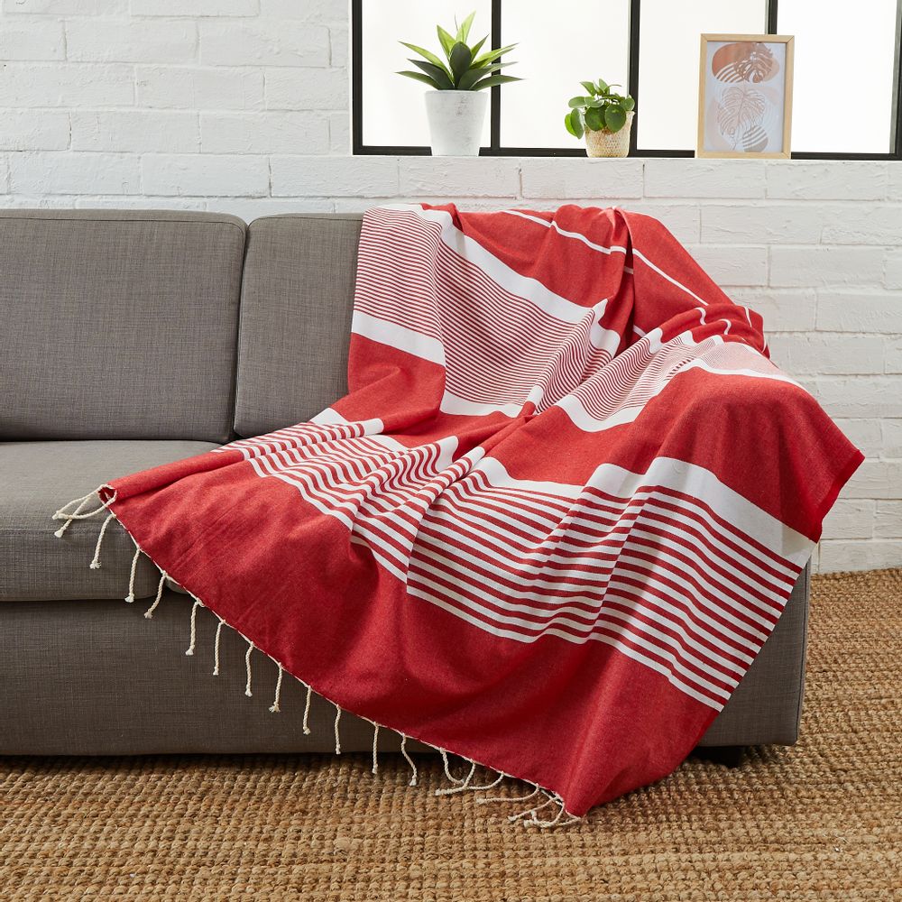 Homewear textile - Fouta XXL Arthur & Jeté de canapé 200x300 cm - BY FOUTAS