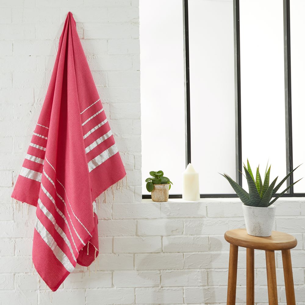 Other bath linens - Lurex recycled cotton fouta - BY FOUTAS