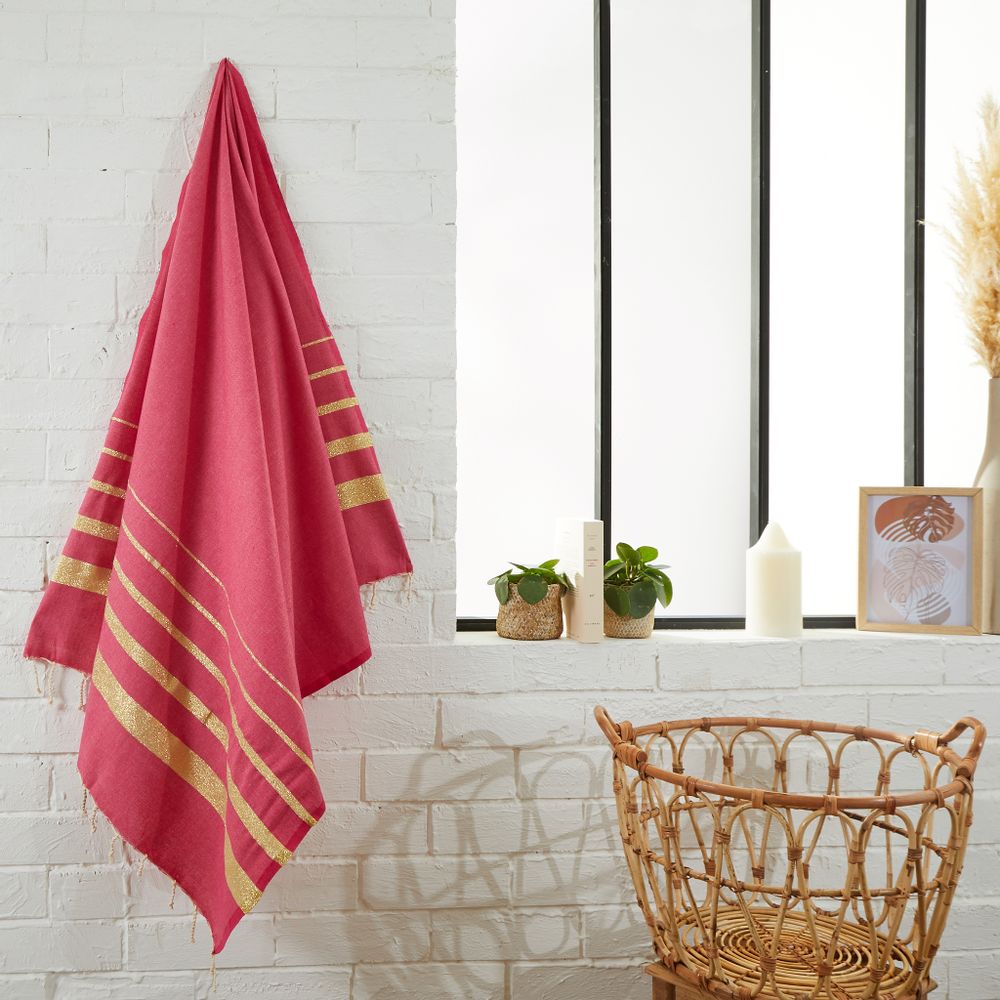 Other bath linens - Lurex recycled cotton fouta - BY FOUTAS