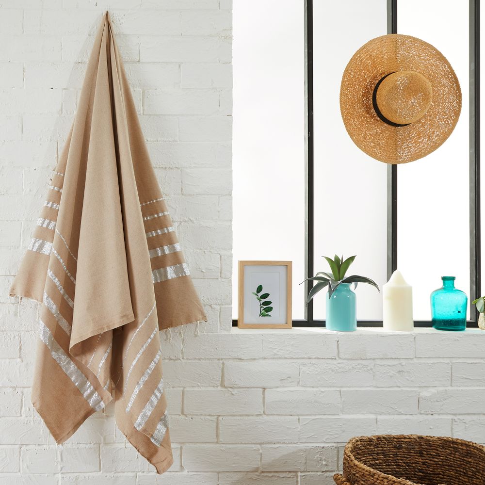 Other bath linens - Lurex recycled cotton fouta - BY FOUTAS