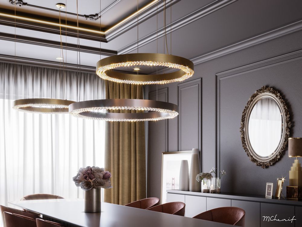 Chambres d'hôtels - Suspension Metis - CASTRO LIGHTING