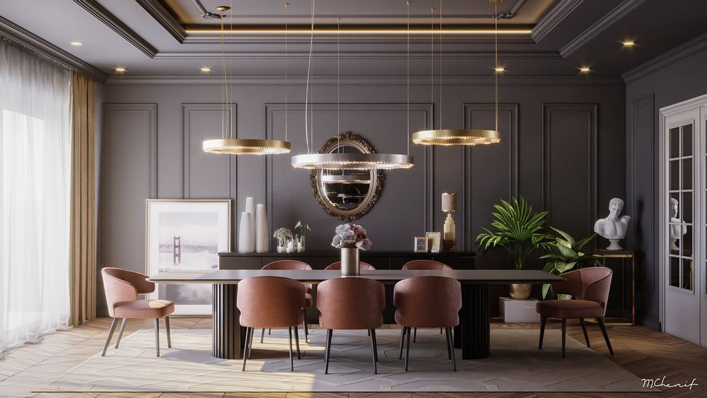 Chambres d'hôtels - Suspension Metis - CASTRO LIGHTING