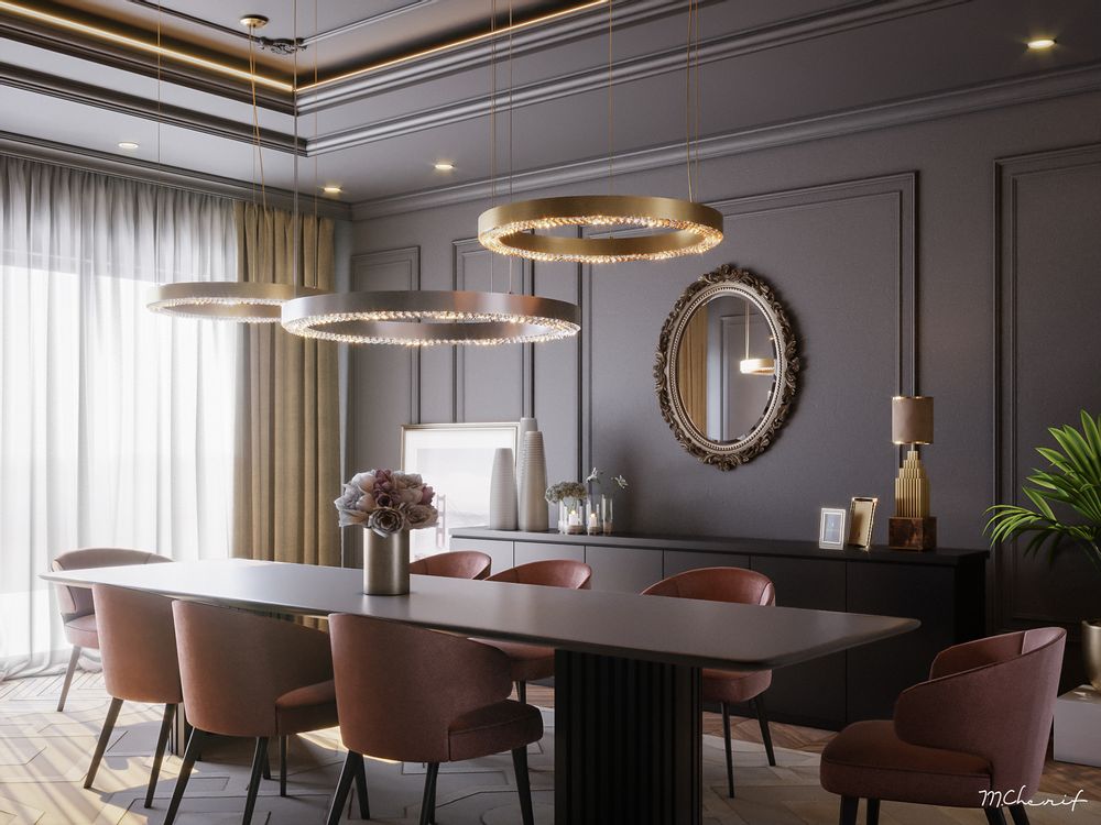 Chambres d'hôtels - Suspension Metis - CASTRO LIGHTING
