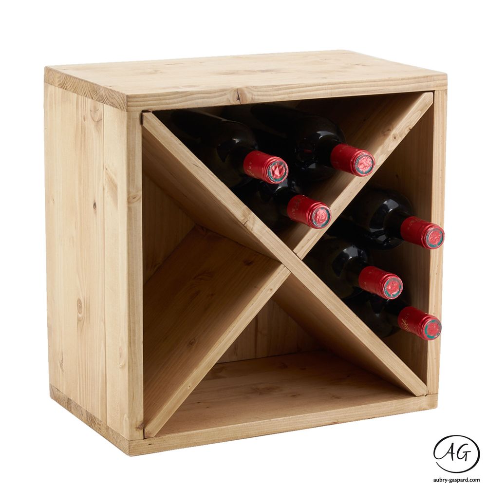 Shelves - Spruce Bottle Rack - AUBRY GASPARD