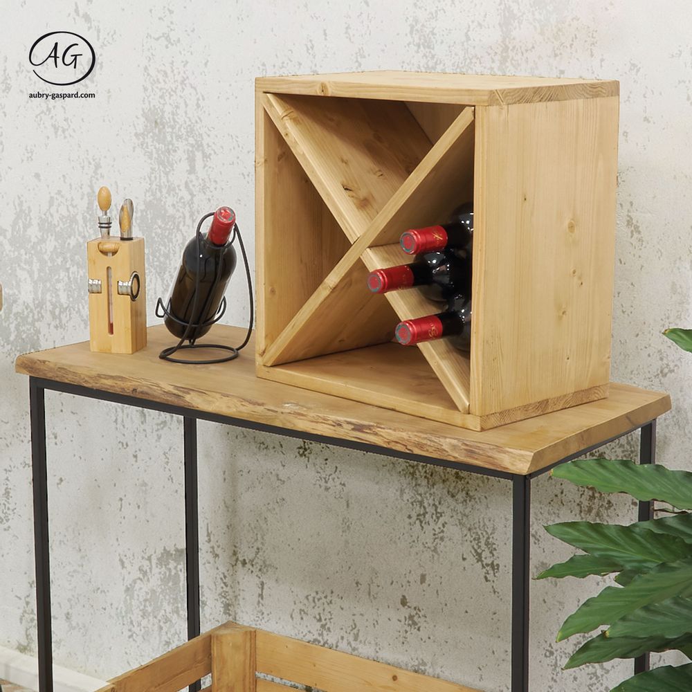 Shelves - Spruce Bottle Rack - AUBRY GASPARD