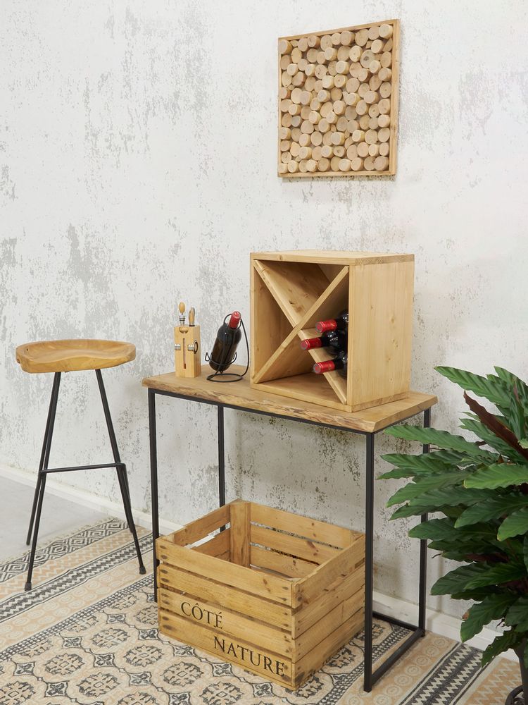 Shelves - Spruce Bottle Rack - AUBRY GASPARD