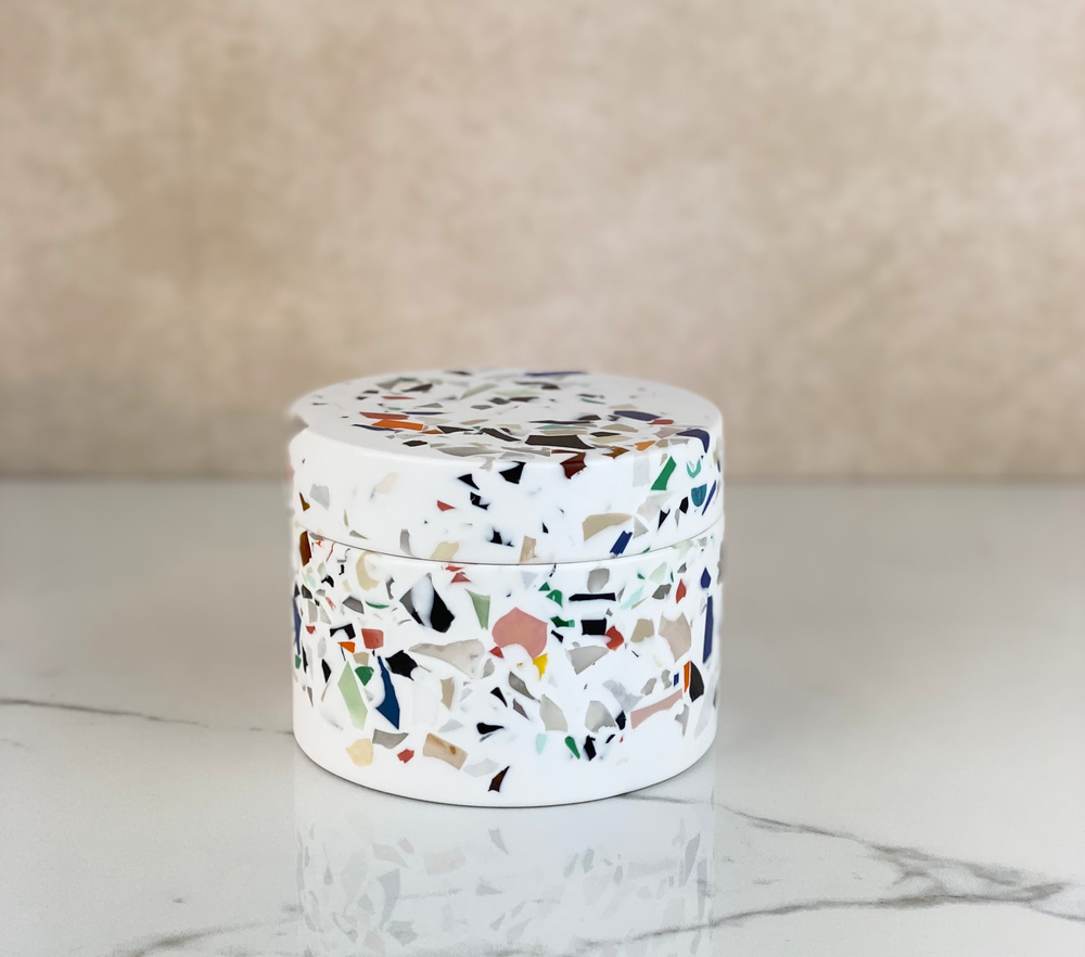 Objets design - Bougie Design Terrazzo - Grand Modèle - LUC KIEFFER PARIS