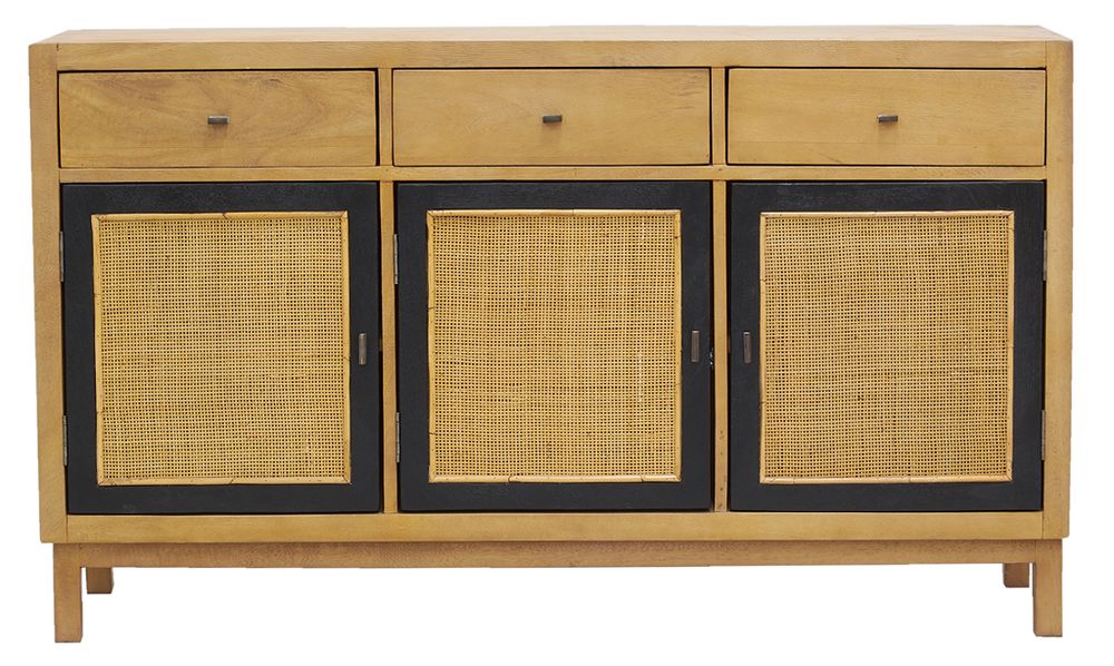 Buffets - Buffet en manguier et cannage - AUBRY GASPARD