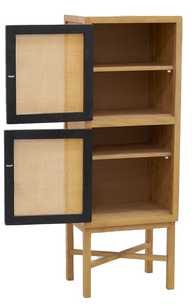 Buffets - Buffet haut en cannage et manguier - AUBRY GASPARD