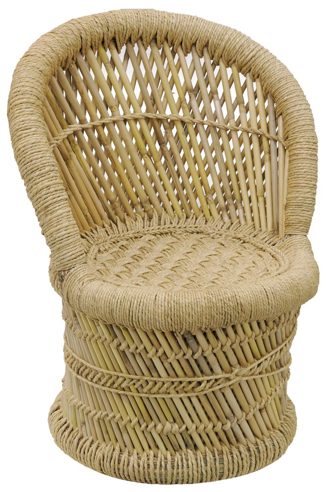 Children's sofas and lounge chairs - Kids Reed Chair and Stool - AUBRY GASPARD