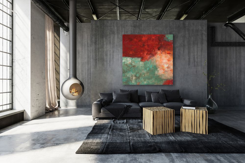 Paintings - INVISIBLE SUN PAINTING - NOVOCUADRO ART COMPANY