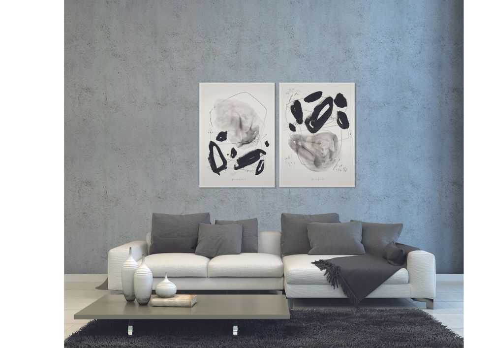 Tableaux - TABLEAUX HUELLAS I & II - NOVOCUADRO ART COMPANY