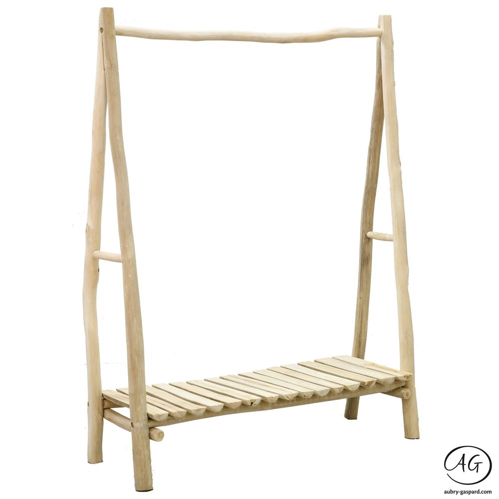 Walk-in closets - Teak clothes rack - AUBRY GASPARD