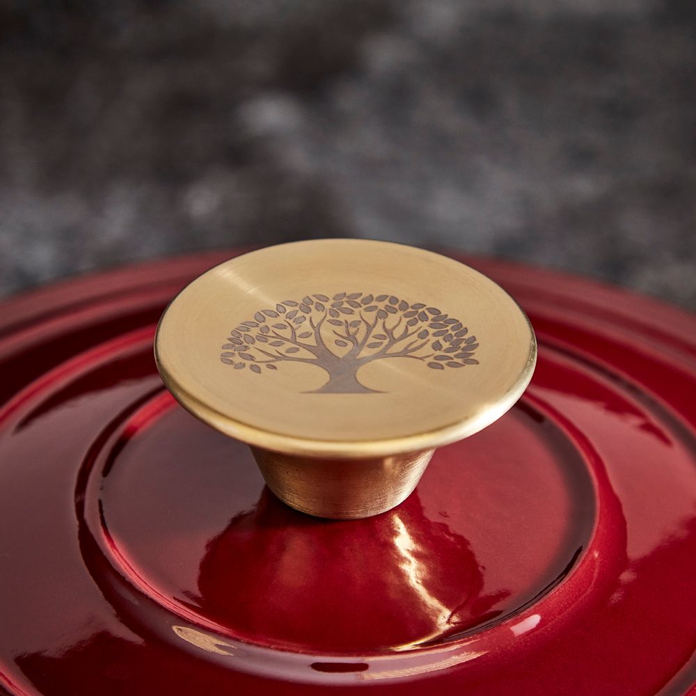 Stew pots - Barbary & Oak Foundry 20cm Round Cast Iron Casserole Dish - RKW LTD - BARBARY & OAK