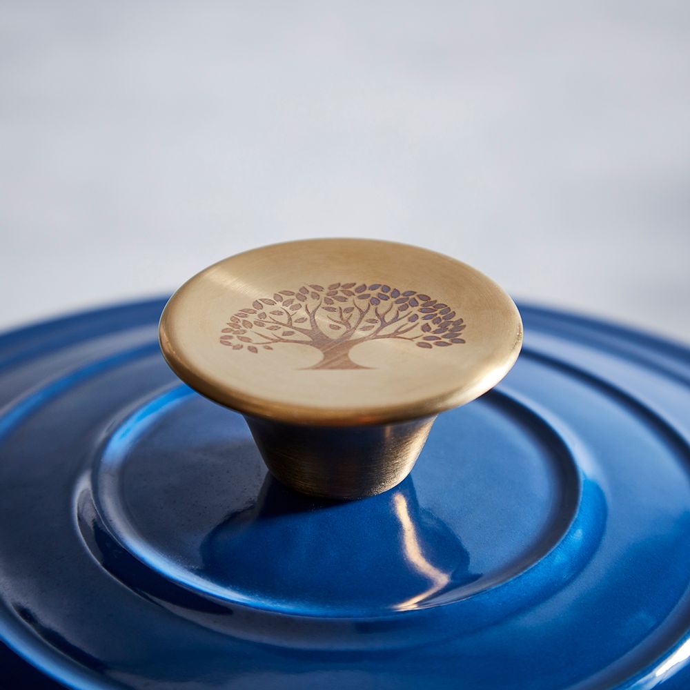 Stew pots - Barbary & Oak Foundry 20cm Round Cast Iron Casserole Dish - RKW LTD - BARBARY & OAK