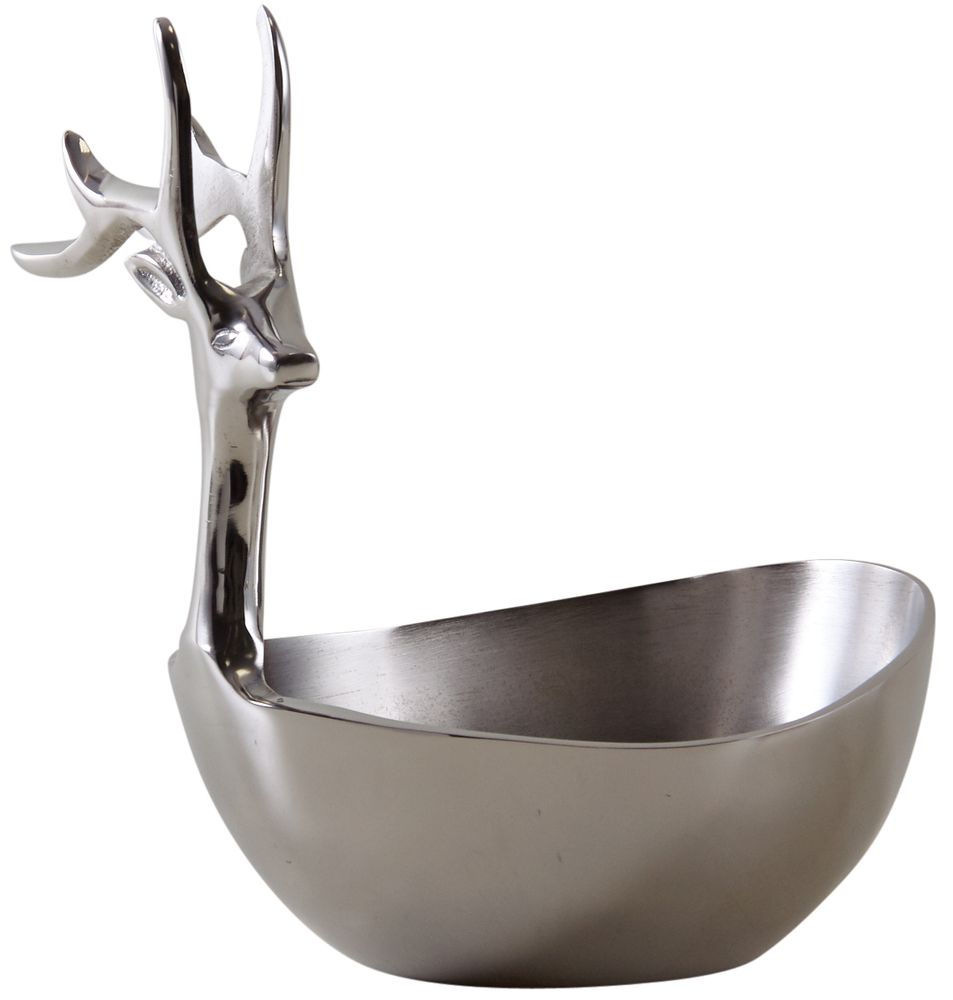 Platter and bowls - Aluminum Deer Baskets - AUBRY GASPARD