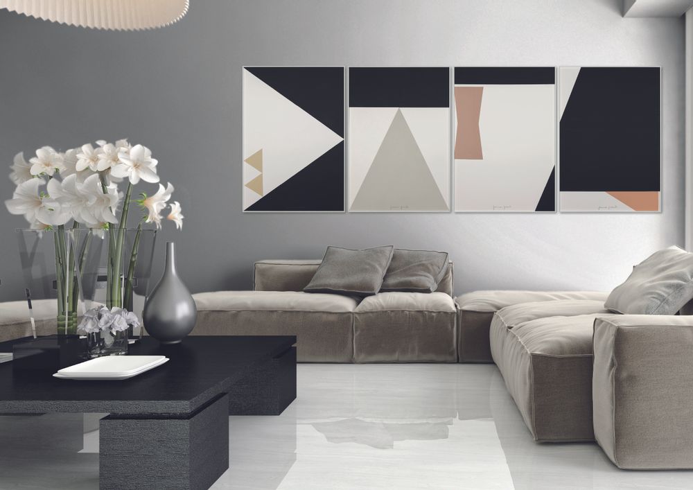 Tableaux - PEINTURES DE COMPOSITION KUBIQUES - NOVOCUADRO ART COMPANY