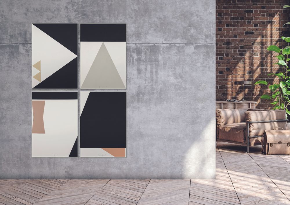 Tableaux - PEINTURES DE COMPOSITION KUBIQUES - NOVOCUADRO ART COMPANY