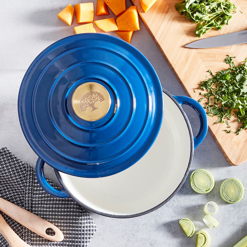 Faitouts - Cocotte ronde en fonte Barbary & Oak Foundry 24 cm - RKW LTD - BARBARY & OAK