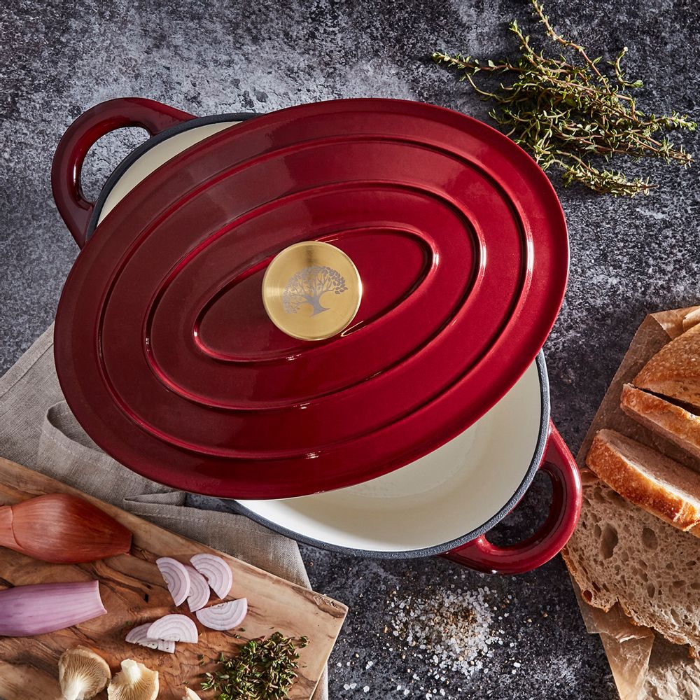 Faitouts - Casserole ovale en fonte Barbary & Oak Foundry 29 cm - RKW LTD - BARBARY & OAK