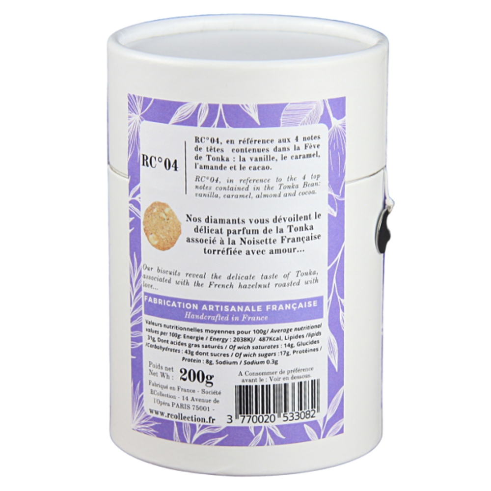 Biscuits - RC°04 Diamants Tonka Noisette - L'ATELIER DES CREATEURS