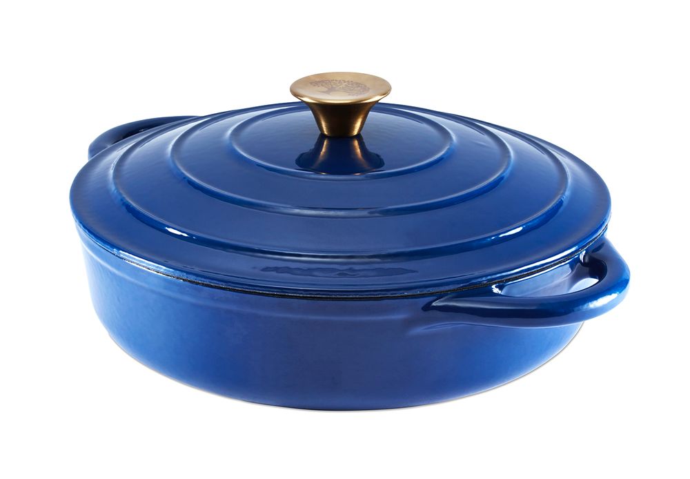 Faitouts - Barbary & Oak Foundry Casserole peu profonde en fonte 28 cm - RKW LTD - BARBARY & OAK