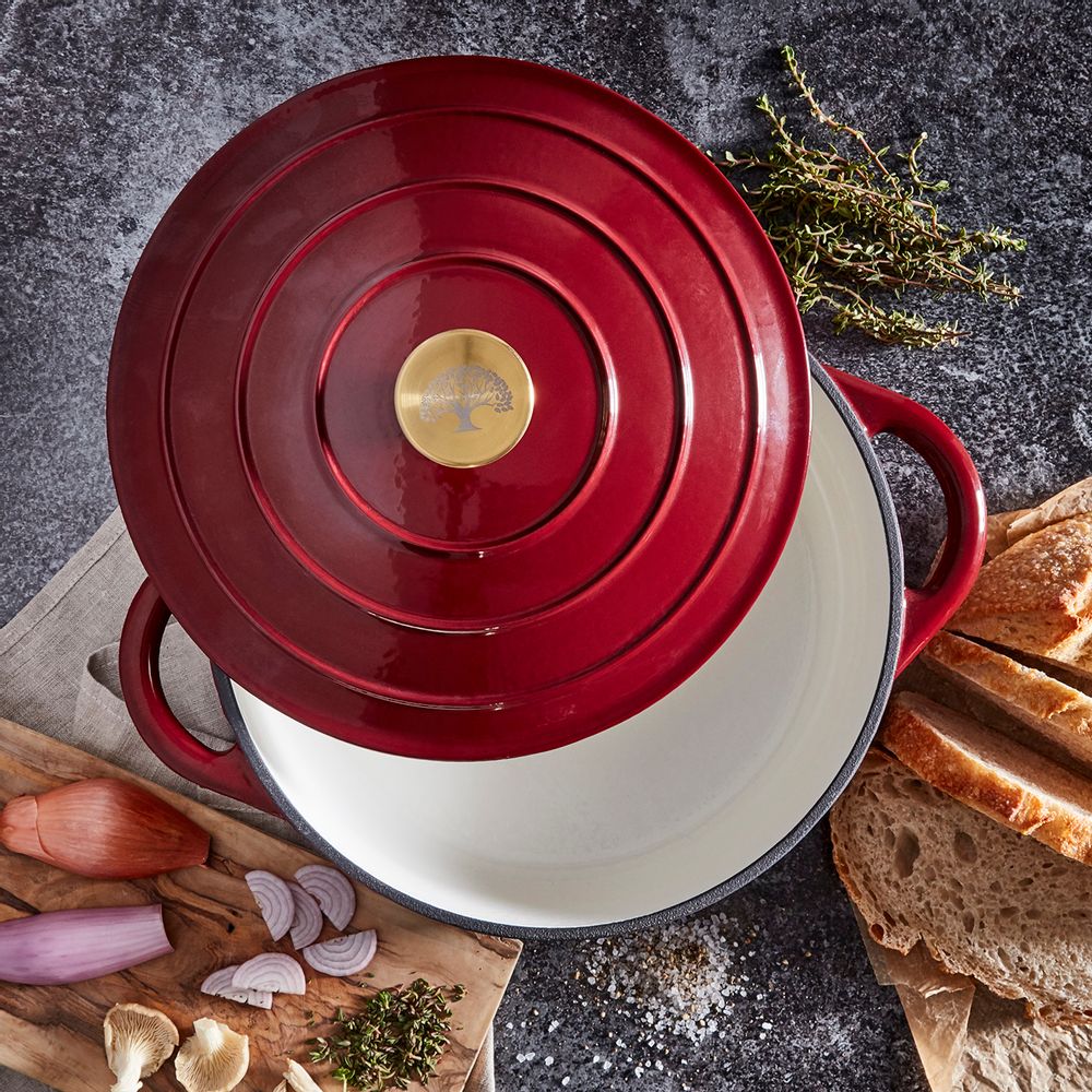 Faitouts - Barbary & Oak Foundry Casserole peu profonde en fonte 28 cm - RKW LTD - BARBARY & OAK