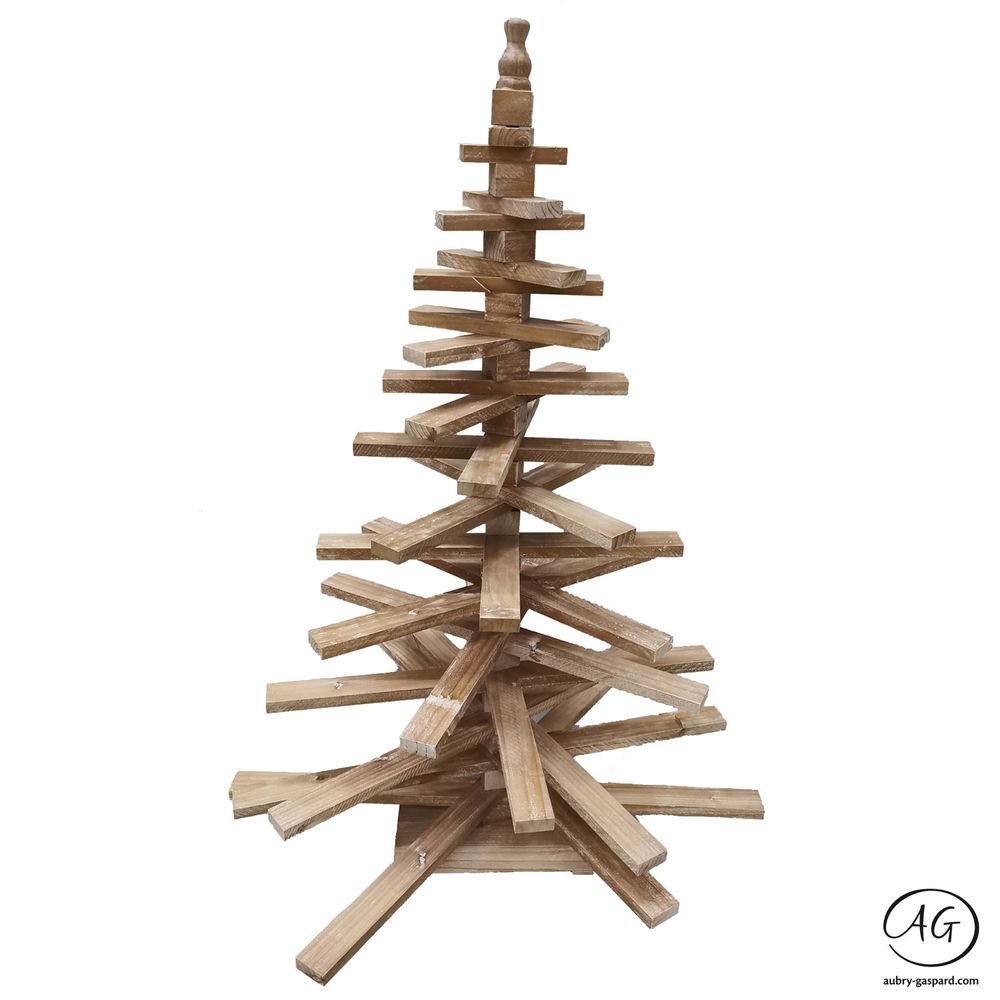 Autres décorations de Noël - Sapin en bois naturel - AUBRY GASPARD