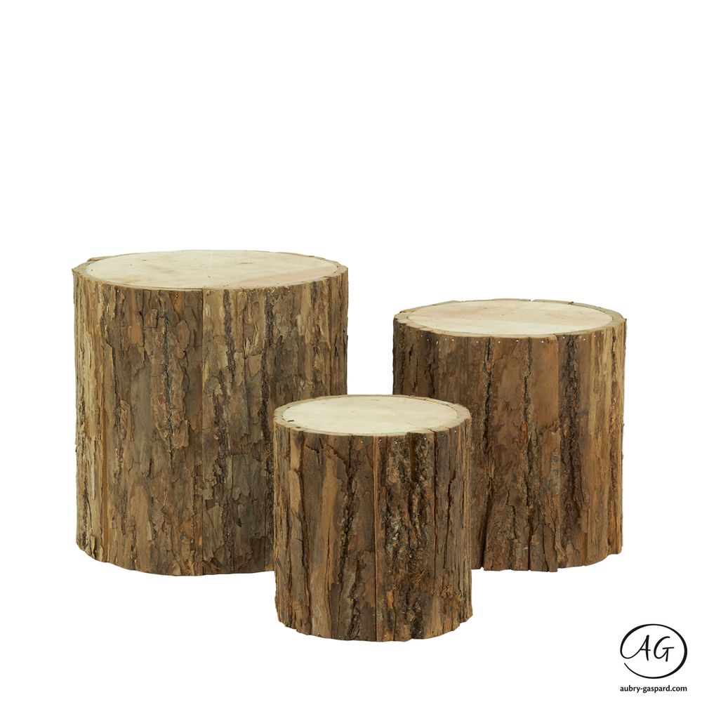 Autres décorations de Noël - Set de 3 supports tilleul - AUBRY GASPARD