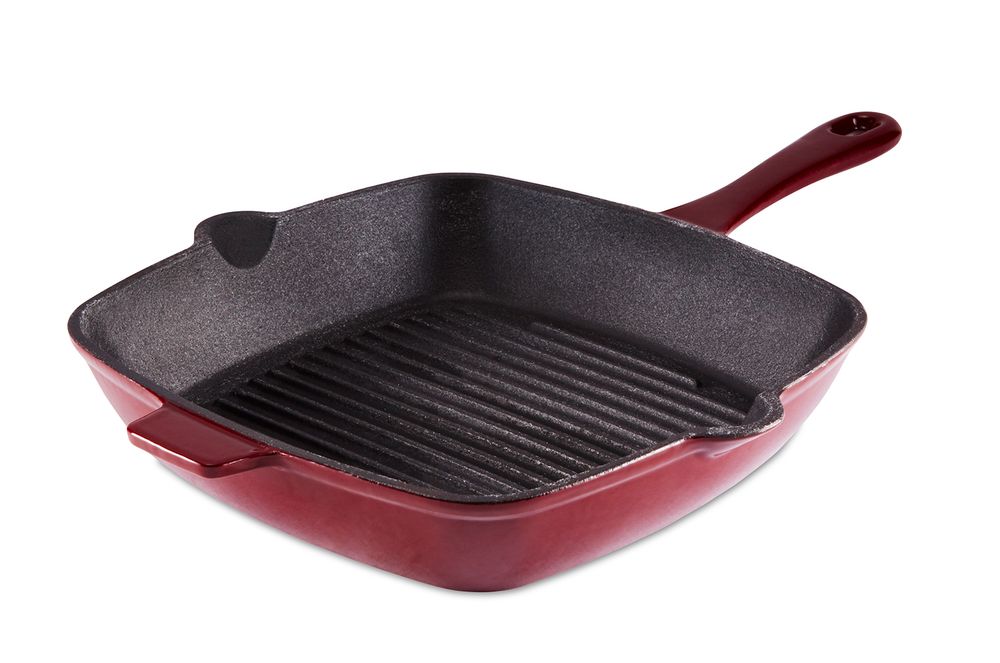 Poêles - Barbary & Oak Foundry Poêle à griller carrée en fonte 26 cm - RKW LTD - BARBARY & OAK