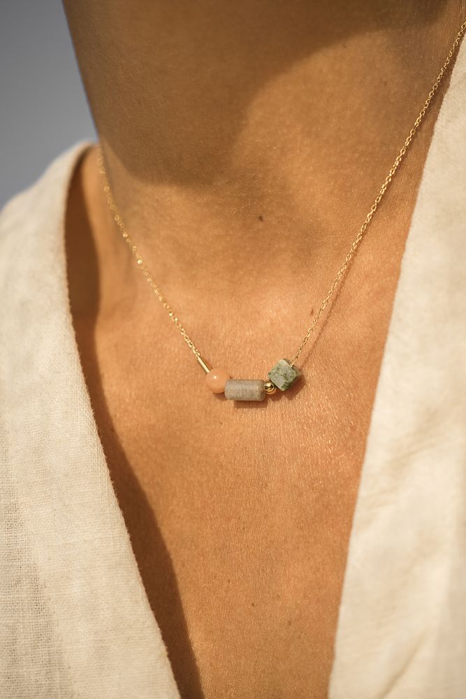 Jewelry - Geo Beads Necklace - ESSYELLO