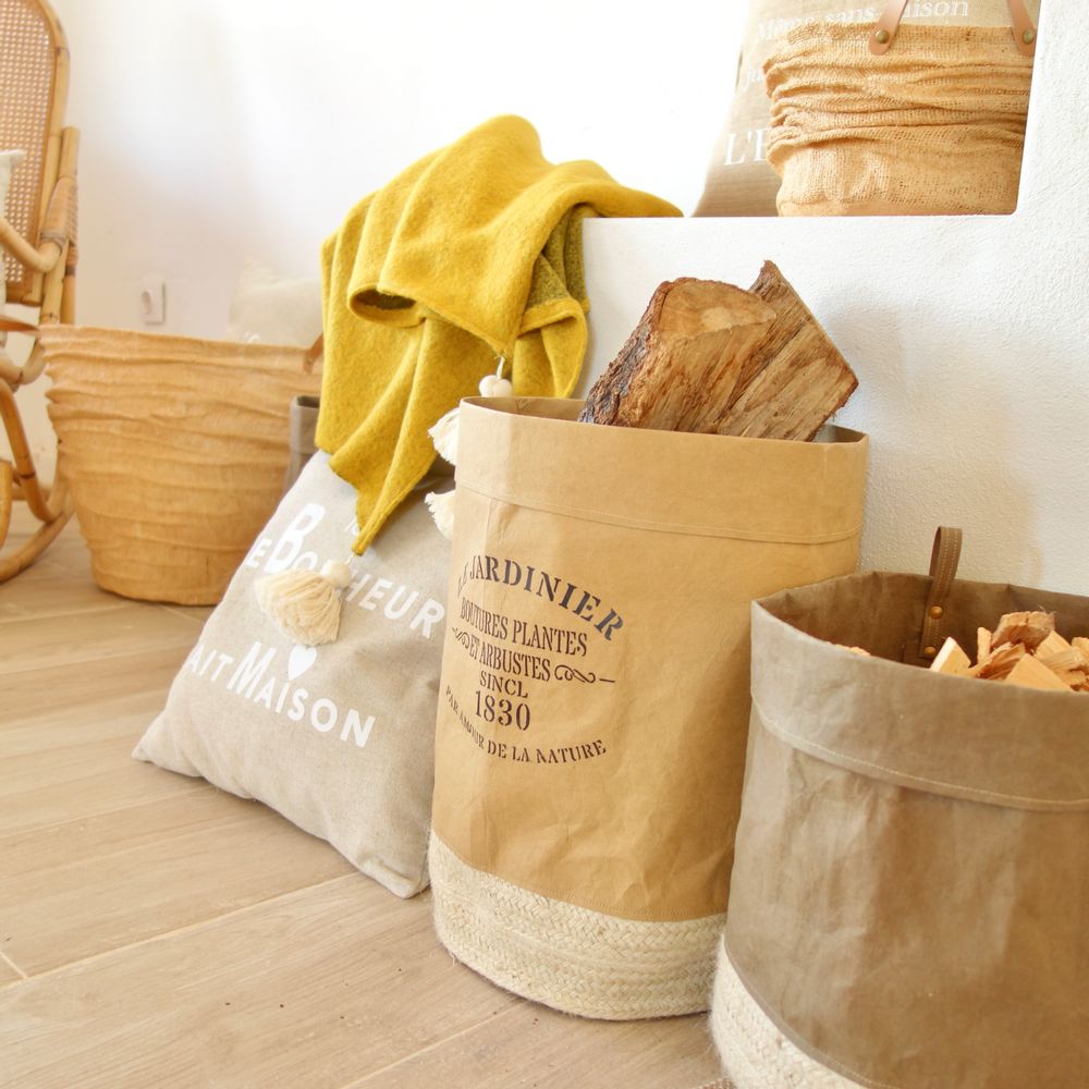 Coffrets et boîtes - Panier à Bois "Nature Durable" - ATELIER COSTÀ