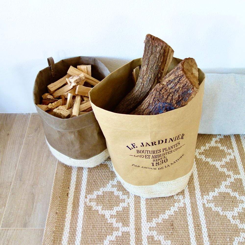 Coffrets et boîtes - Panier à Bois "Nature Durable" - ATELIER COSTÀ