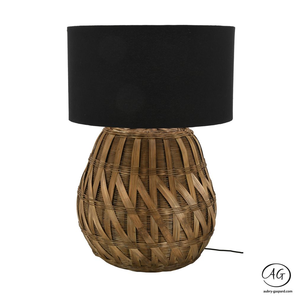 Lampes à poser - Lampe à poser en bambou tressé - AUBRY GASPARD