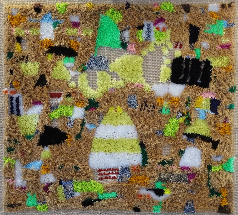 Objets de décoration - Desert trip (tapis mural – 225) - SARA PEREIRA ATELIER