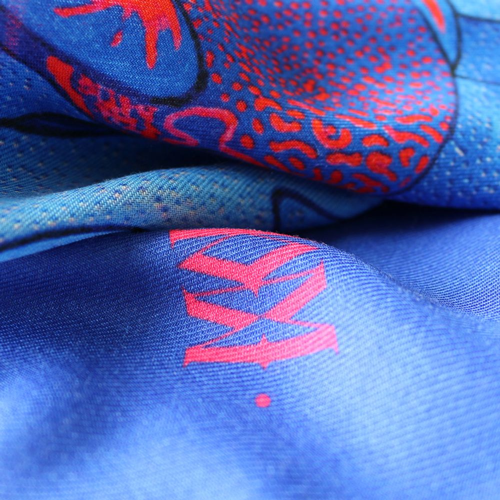 Scarves - Wool silk square 120 La Danse Electra Maison Fétiche - MAISON FÉTICHE