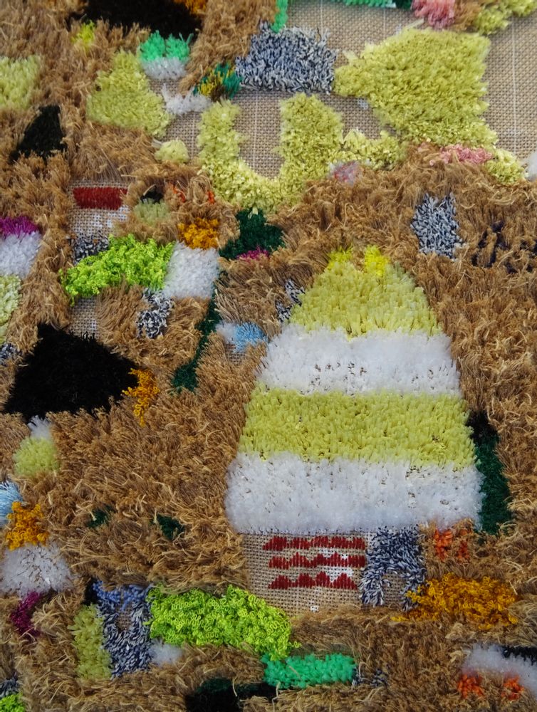 Objets de décoration - Desert trip (tapis mural – 225) - SARA PEREIRA ATELIER