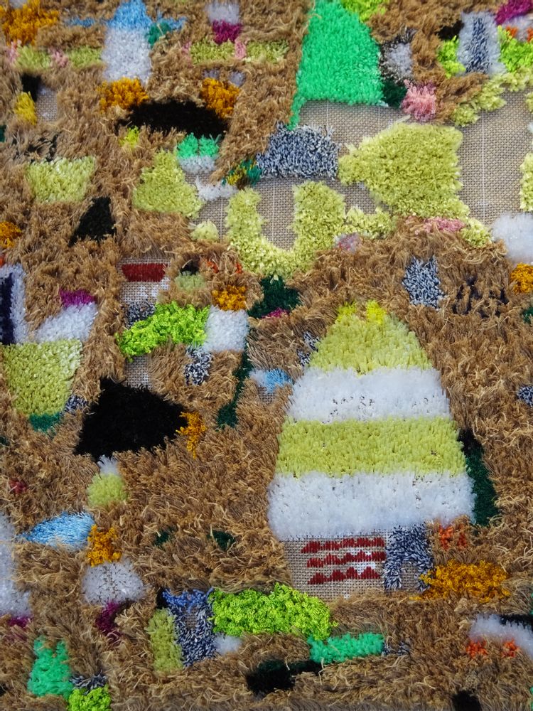 Objets de décoration - Desert trip (tapis mural – 225) - SARA PEREIRA ATELIER