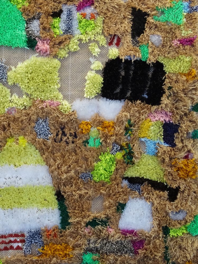 Objets de décoration - Desert trip (tapis mural – 225) - SARA PEREIRA ATELIER