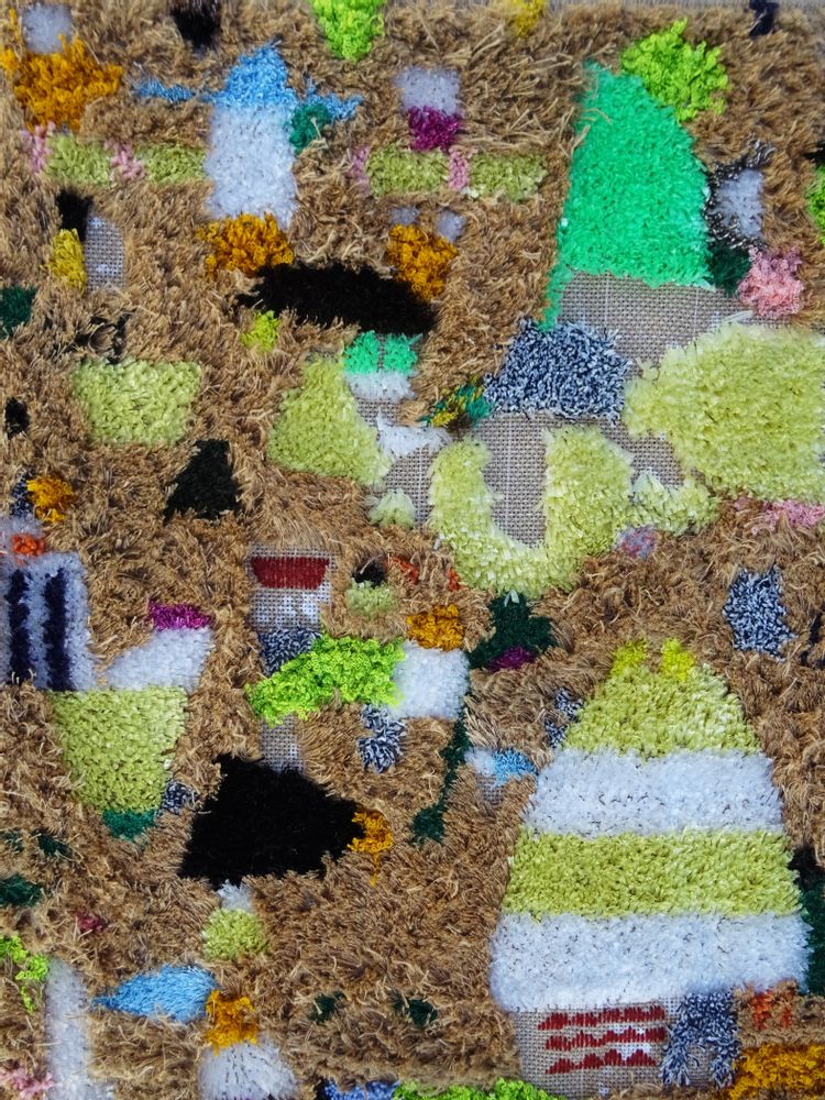 Objets de décoration - Desert trip (tapis mural – 225) - SARA PEREIRA ATELIER