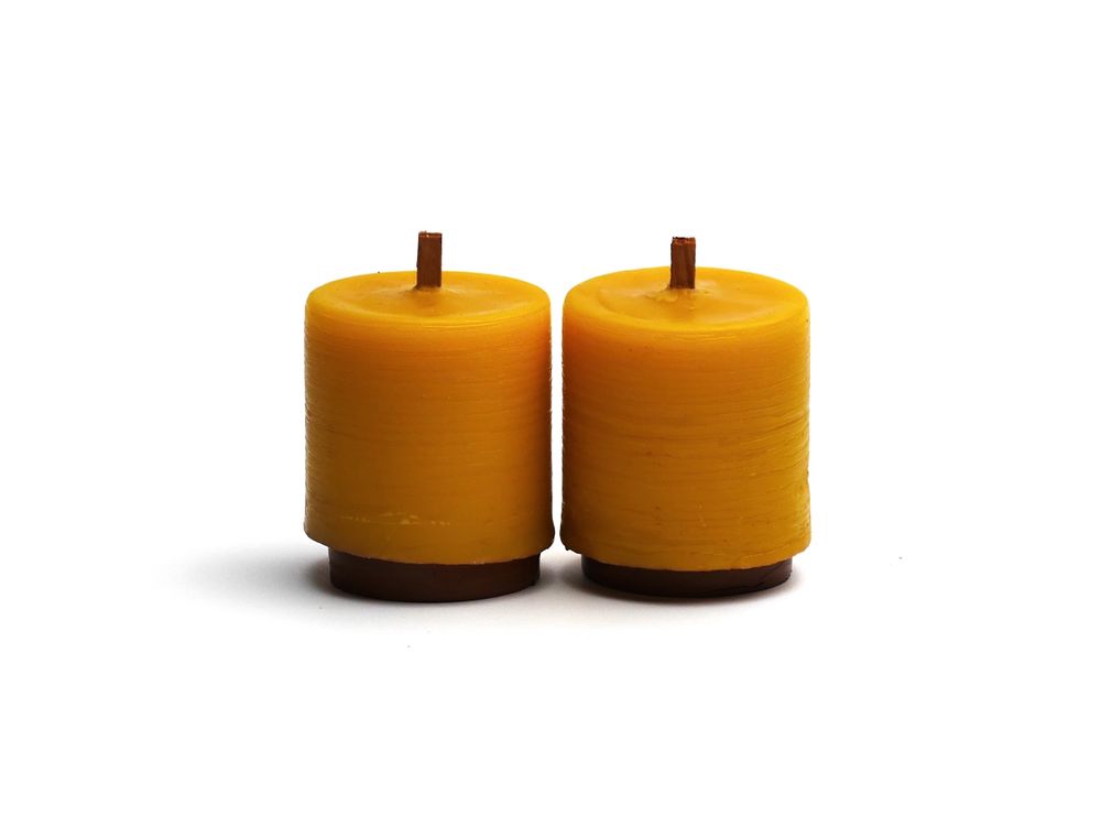 Candles - UBUD M | Interior wooden candle made of wood, beeswax and natural oils - WOOD MOOD | :DODOMOOM