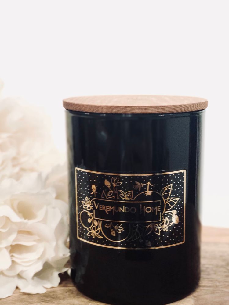 Cadeaux - Bougie parfumée noir/or - Collection Paris - VEREMUNDO HOME