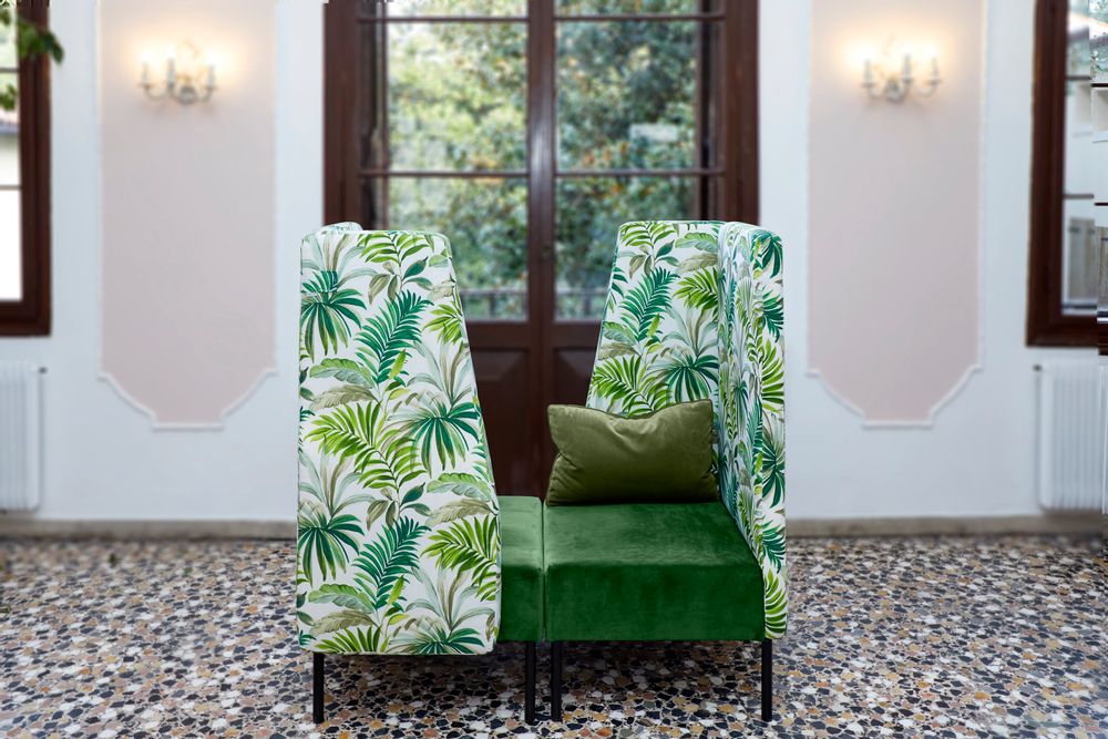 Office seating - BEG sofa with high back - REAL PIEL RP®