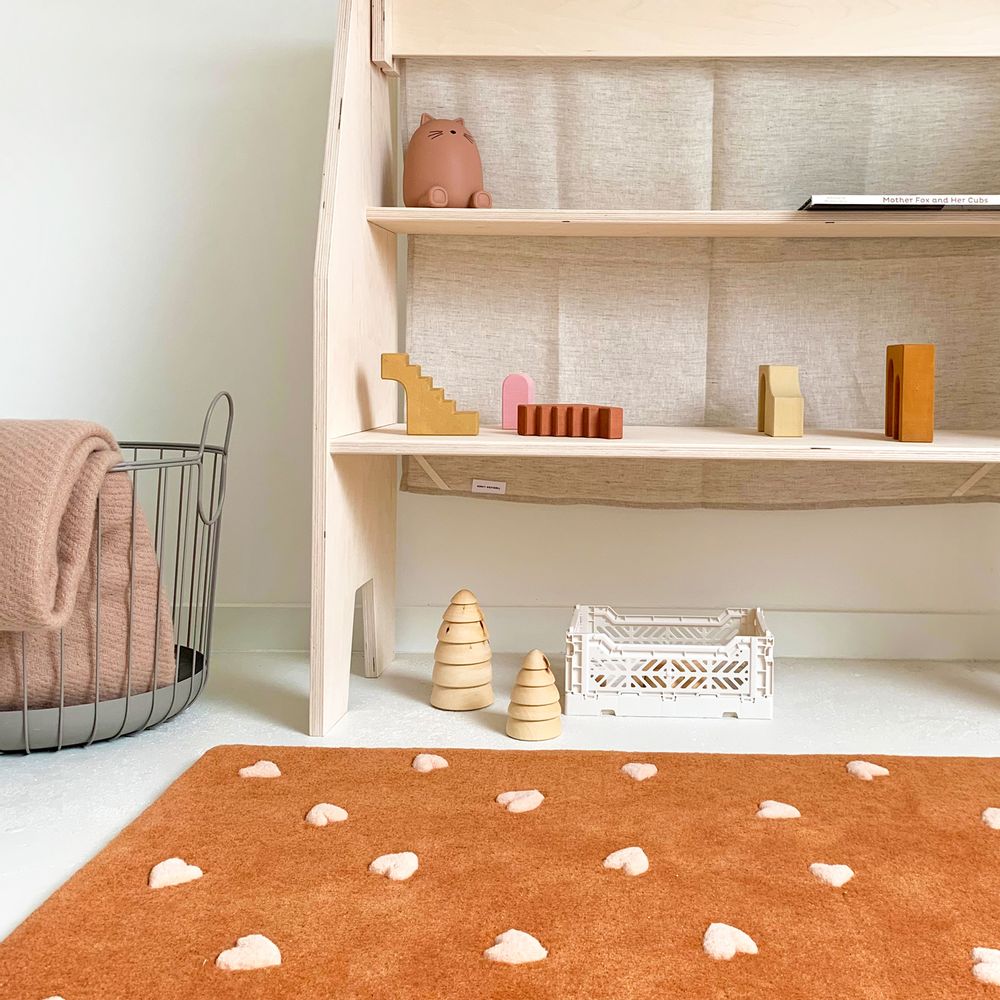 Bespoke carpets - Hearts Rug 80 x 120 cm - MAISON DEUX X TEUN ZWETS