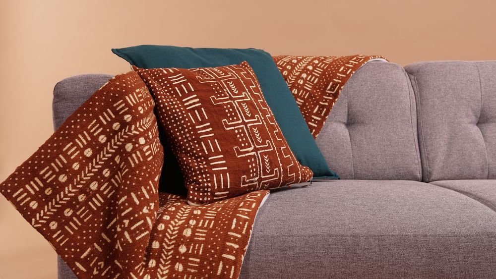 Decorative objects - Plaid, Bogolan Sofa Throw - MAISON LAADANI